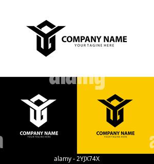 letter GY logo design vector Stock Vector