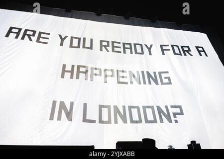 Leicester band Kasabian performs live at the O2 Arena, London, United Kingdom, 16/11/2024 Ehimetalor Unuabona/Alamy Live News Stock Photo