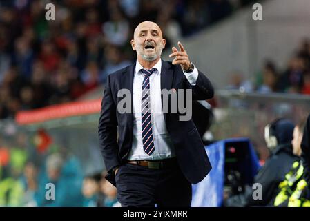 Porto, Portugal. 15th Nov, 2024. Michal Probierz (Poland) seen in action during UEFA Nations League game between national teams of Portugal and Poland at Estadio do Dragao. (UEFA Nations League 24/25) Final Score : Portugal 5 : 1 Poland Credit: SOPA Images Limited/Alamy Live News Stock Photo