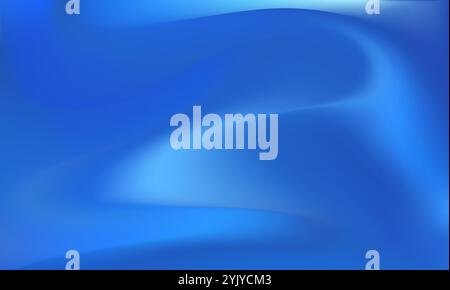 Winter Blue Gradient Background. Smooth blue gradient Stock Vector