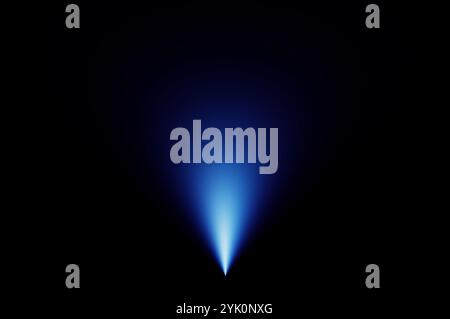 Effect Blue Light Glowing light bursts with sparkles. Glow light effect set, lens flare, explosion, glitter, line, sun flash, spark and star. Abstract Stock Photo