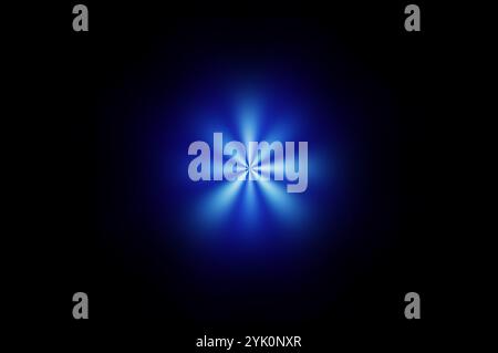 Effect Blue Light Glowing light bursts with sparkles. Glow light effect set, lens flare, explosion, glitter, line, sun flash, spark and star. Abstract Stock Photo