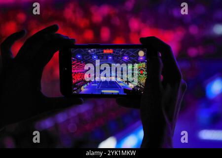 Malaga, Malaga, Spain. 16th Nov, 2024. Impressions, before the Team presentation during the 2024 Billie Jean King Cup Finals - Womens Tennis (Credit Image: © Mathias Schulz/ZUMA Press Wire) EDITORIAL USAGE ONLY! Not for Commercial USAGE! Stock Photo