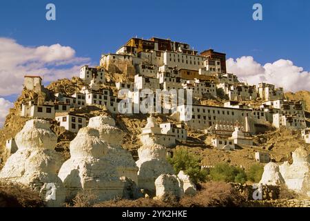 Tiksey Gompa Buddhist monastery. Ladakh, Jammu and Kashmir, India Stock Photo