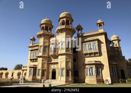 India,  Rajasthan,  Jaisalmer,  Jawahar Niwas Palace Hotel Stock Photo