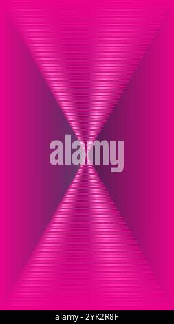 Abstract 3d vertical background with magenta silver color giving optical Stock Vector