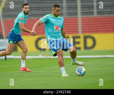 BA - SALVADOR - 11/16/2024 - BRAZIL, TRAINING AT BARRADAO, SALVADOR (BA) - Murilo player of Brazil during training at the Barradao stadium. Photo: Jhony Pinho/AGIF Stock Photo