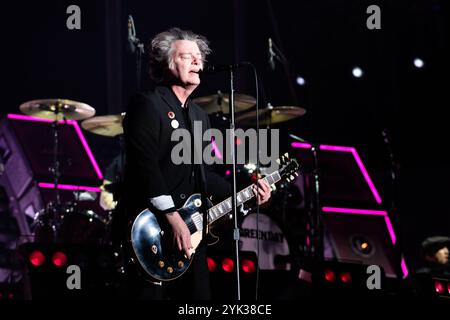 Mexico City, Mexico. 15th Nov, 2024. Jason White Green Day performs during day 1 of the 2024 Corona Capital Music Festival at Autódromo Hermanos Rodríguez on November 15, 2024 in Mexico City, Mexico. Photo: Annie Lesser/imageSPACE/Sipa USA Credit: Sipa USA/Alamy Live News Stock Photo