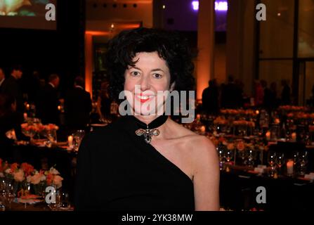 Munich, Germany. 16th Nov, 2024. Lawyer Gabriele Castegnaro appears at the PIN Munich 2024 charity auction at the Pinakothek der Moderne. The auction takes place every year in the rotunda of the Pinakothek der Moderne. After the auction and a dinner, the evening ends with a party. Credit: Felix Hörhager/dpa/Alamy Live News Stock Photo