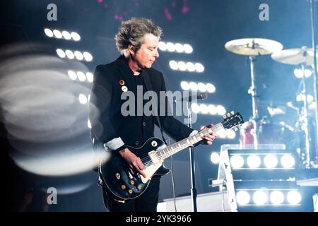 Mexico City, Mexico. 15th Nov, 2024. Jason White Green Day performs during day 1 of the 2024 Corona Capital Music Festival at Autódromo Hermanos Rodríguez on November 15, 2024 in Mexico City, Mexico. Photo: Annie Lesser/imageSPACE Credit: Imagespace/Alamy Live News Stock Photo