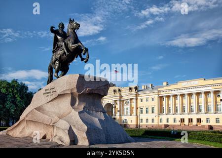 Monument to Peter the Great. St. Petersburg. Russia Stock Photo