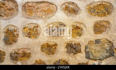 Natural Stone Wall Textured Background Design Stock Photo