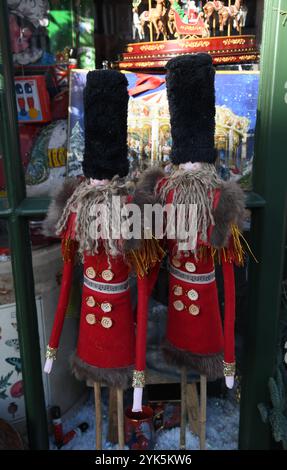 Christmas toy shop Stock Photo