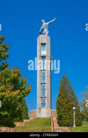 The Vulcan Statue in the Vulcan Park and Museum, Birmingham, Alabama, USA Stock Photo