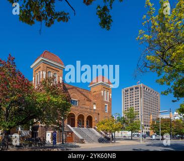 16th Street Baptist Church, Civil Rights Distrinct, Birmingham, Alabama, USA Stock Photo