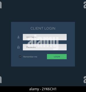 Login and Register Form with Blue Theme for Desktop Application or ...
