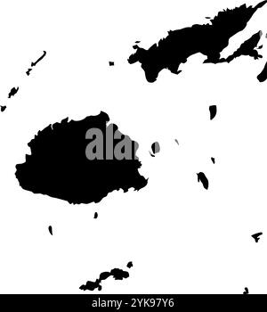 Fiji flag, vector illustration on a white background Stock Vector Image ...