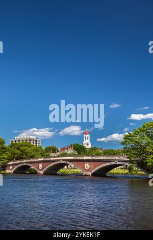 Harvard University in Boston Massachusetts USA Stock Photo