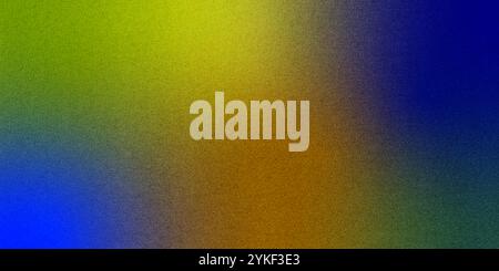 A vibrant digital illustration featuring a seamless gradient transition from cool blue to warm yellow tones, suitable for various creative mediums Stock Photo
