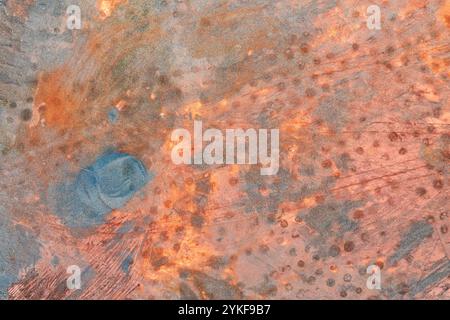Pattern Sa Mines Abstract colors and patterns of mineral deposits surrounding geothermal ...