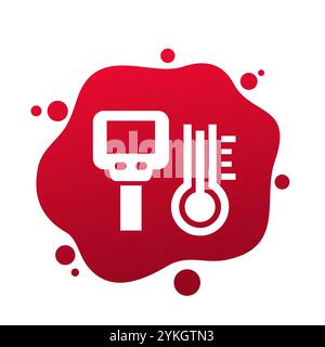 thermal imager icon, infrared camera vector Stock Vector