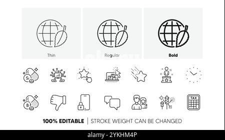 Online storage, Success and Dislike hand line icons. For web app, printing. Line icons. Vector Stock Vector