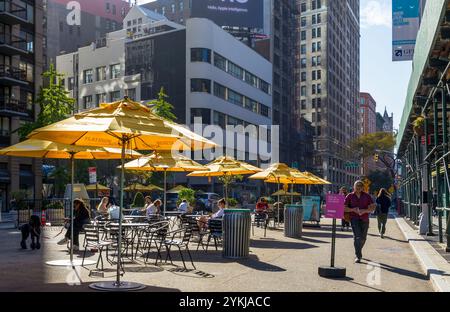 New York, New York - November 6, 2024: New York and New Yorkers. People on the streets of New York City. Stock Photo