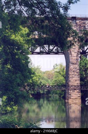 Brandywine Valley Scenic Byway - Bridge at Brandywine River Park Stock Photo