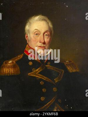 British School - Portrait of a Captain Stock Photo - Alamy