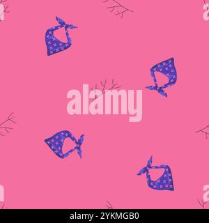 Western themed seamless vector pattern Stock Vector