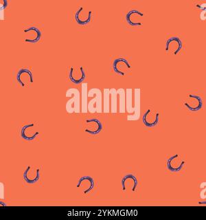 Western themed seamless vector pattern Stock Vector