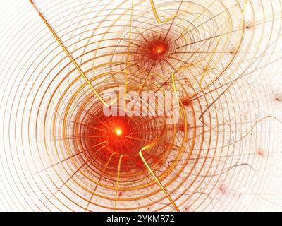 Colour abstract art background spiral ( wallpaper). Stock Photo