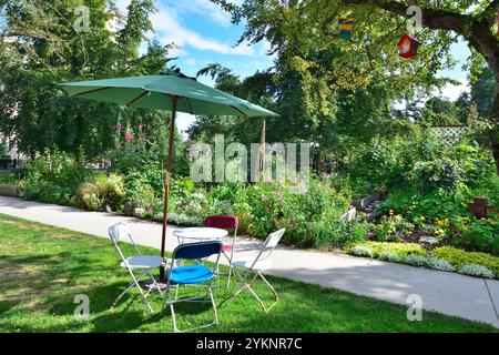 Nelson Park Community Garden Stock Photo