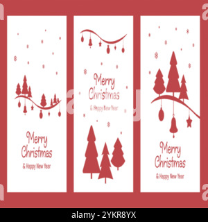 Winter season background. Seamless vector illustration. Stock Vector