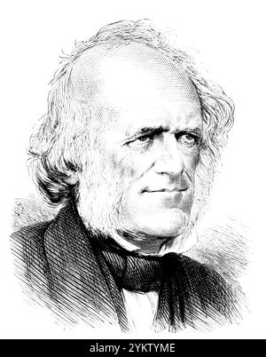 Sir Charles Lyell, 1st Baronet, 1797 – 1875, Scottish geologist Stock Photo