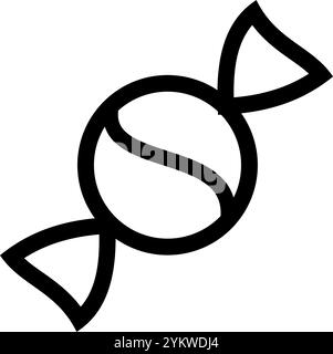 Candy icon symbol - fast food chocolate or sugar Candy Stock Vector