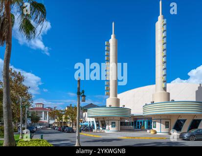 The Celebration Movie Theater, Celebration, Orlando, Florida, USA Stock Photo