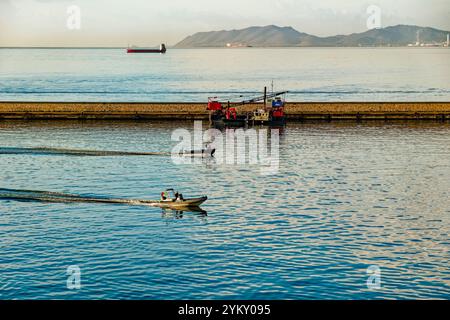 CAGLIARI, SARDINIA - October 9, 2024: Cagliari, the historic capital of Sardinia, offers stunning coastal views, rich Italian heritage, and vibrant Me Stock Photo