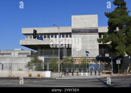 LOS ANGELES, CALIFORNIA - 18 NOV 2024: Mens Central Jail is a Los Angeles County Sheriffs Department county jail for men, it is one of the oldest coun Stock Photo