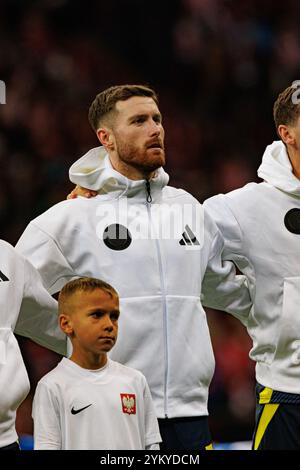 Anthony Ralston  seen during UEFA Nations League game between national teams of Poland and Scotland at PGE Narodowy (Maciej Rogowski) Stock Photo