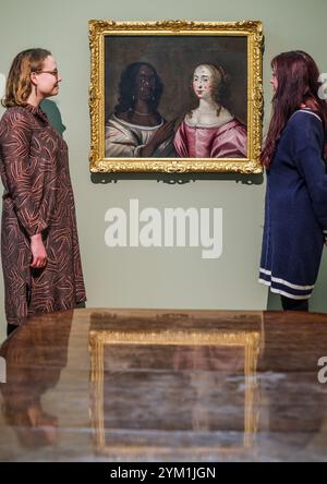 Compton Verney Warwickshire, UK. 20th Nov, 2024. After being saved for the nation in 2023, and then undergoing an 18-month conservation and research project at the Yale Center for British Art, Two Women Wearing Cosmetic Patches (c.1655) is going on public display in the UK for the first time at its new home, Compton Verney.Paul Quezada-Neiman/Alamy Live News Credit: Paul Quezada-Neiman/Alamy Live News Stock Photo