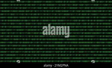 Binary code, abstract background from ones and zeros Stock Photo - Alamy