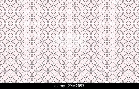 Abstract geometric ornament pattern Stock Vector