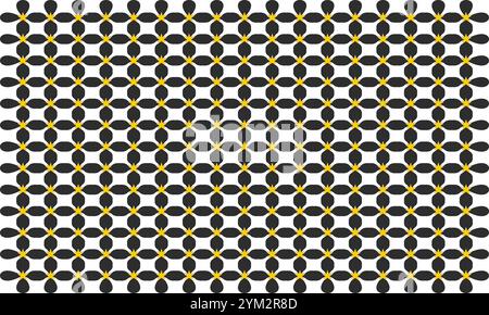 Abstract Geometric Seamless Pattern Background Featuring Intricate Shapes and Vibrant Colors, Creating a Visually Captivating Design Stock Vector