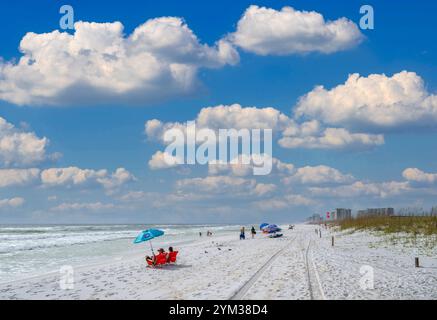 Beach at Henderson Beach State Park, Destin, Florida, USA Stock Photo