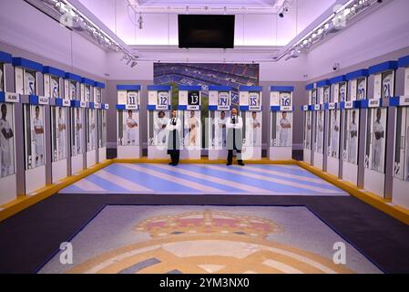 THE FIRST TEAM CHANGING ROOM LOCKERS FROM REAL MADRID’S SANTIAGO