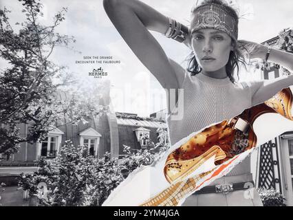 Hermes advertising hi-res stock photography and images - Alamy