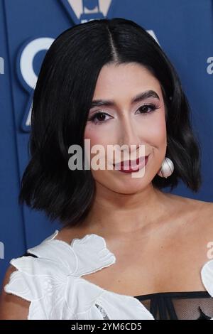 20 November 2024 - Nashville, Tennessee - April Lockhart. 58th Annual CMA Awards, Country Music's Biggest Night, held at Music City Center. (Credit Image: © Mickey Bernal/AdMedia via ZUMA Press Wire) EDITORIAL USAGE ONLY! Not for Commercial USAGE! Stock Photo