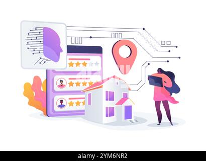 AI-Analyzed Customer Feedback abstract concept vector illustration ...