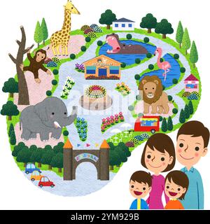 Family zoo Stock Photo